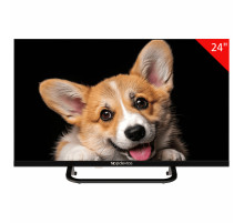 Телевизор TOPDEVICE TDTV24CS03H_BK, 24'' (60 см), 1366x768, HD, 16:9, YaOS, Wi-Fi, Bluetooth, черный