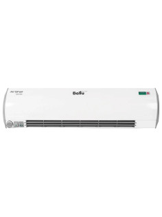 Тепловая завеса BALLU BHC-L09S03-ST, 3000 Вт, настенная установка, управление на корпусе, белый, НС-1136136
