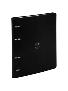 Тетрадь на кольцах А5, 175х215 мм, 120 л., под кожу, BRAUBERG VISTA, 
