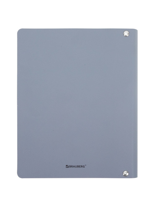 Тетрадь на кольцах А5, 175х215 мм, 120 л., под кожу, BRAUBERG VISTA, 