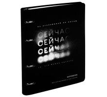 Тетрадь на кольцах А5, 175х215 мм, 120 л., под кожу, BRAUBERG VISTA, 
