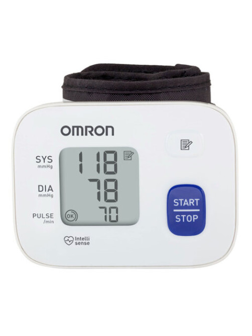 Тонометр (МЕД РегУд) OMRON RS2 (HEM-6121-RU), манжета 13,5-21,5 см, автоматический, на запястье, питание 2хААА