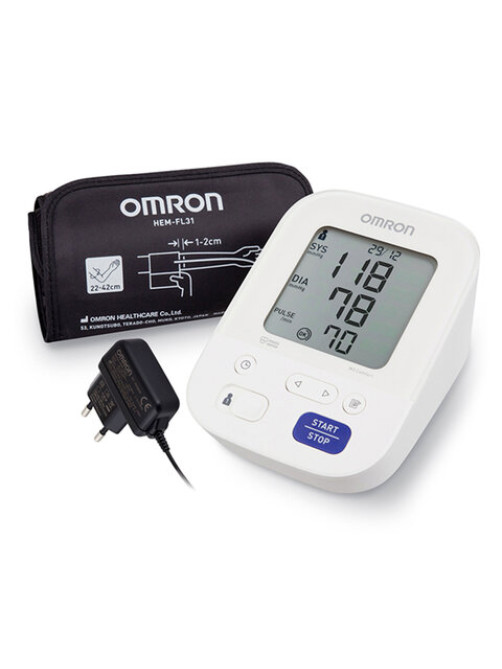Тонометр (МЕД РегУд) OMRON M3 Comfort (HEM-7155-ALRU) манжета 22-42 см, автоматический, на плечо, блок питания