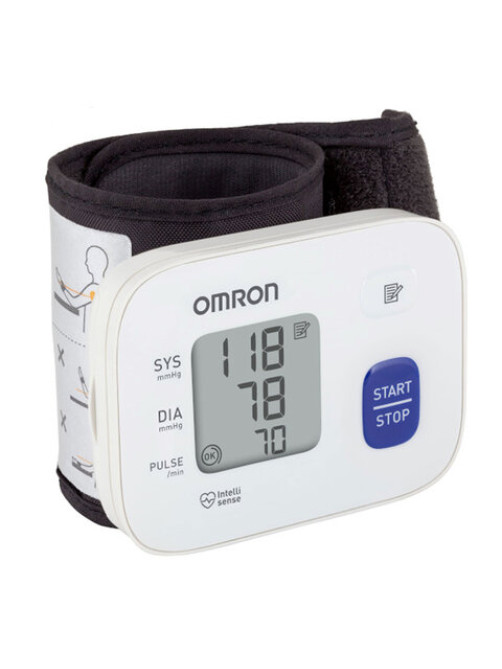 Тонометр (МЕД РегУд) OMRON RS2 (HEM-6121-RU), манжета 13,5-21,5 см, автоматический, на запястье, питание 2хААА