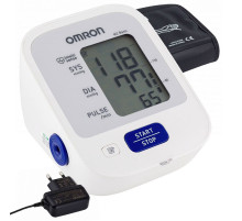 Тонометр (МЕД РегУд) OMRON M2 (HEM-7121-ALRU) манжета 22-42 см, автоматический, на плечо, блок питания