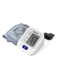 Тонометр (МЕД РегУд) OMRON M2 (HEM-7121-ARU) манжета 22-32 см, автоматический, на плечо, блок питания