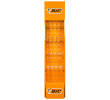 Стойка напольная для размещения товара BIC, 154,5х40х30 см, 15 крючков, БЕЗ НАПОЛНЕНИЯ, 934970