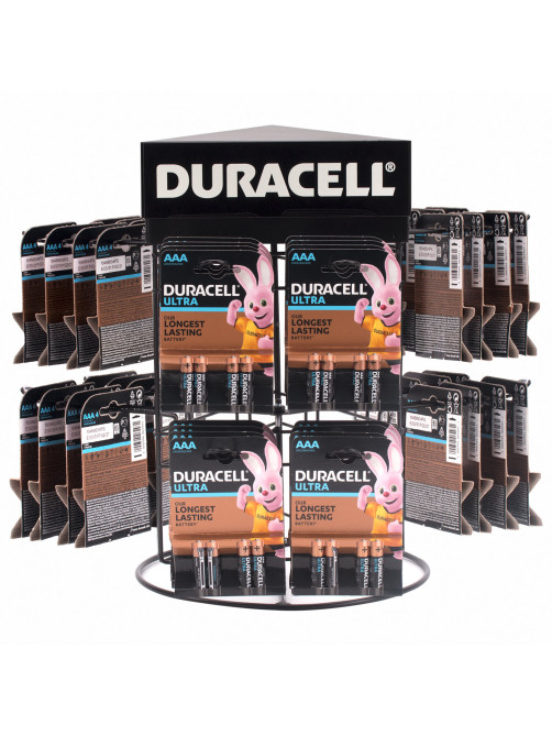 Дисплей для размещения товара настольный поворотный DURACELL, 2х2х3 крючка, 70000269