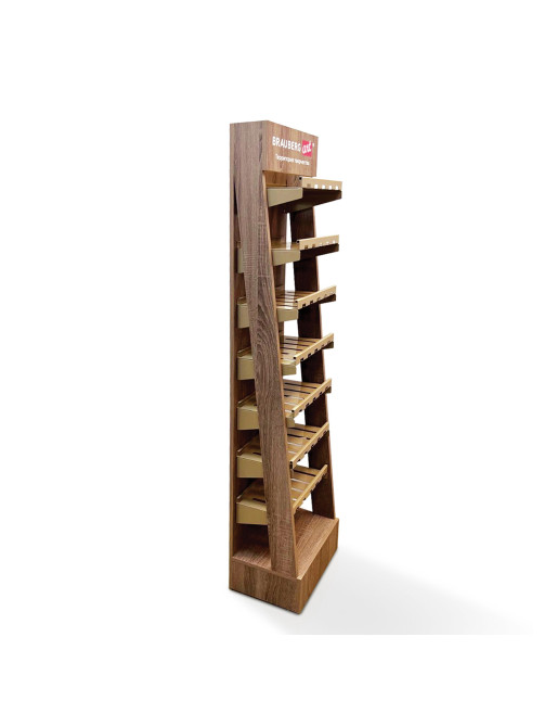 Стойка под масляные краски напольная BRAUBERG ART, дерево, 178х40х30 см, 505915