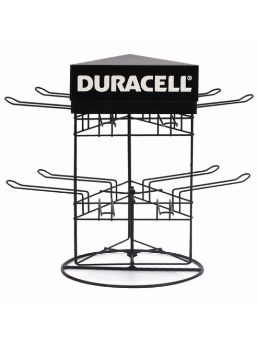 Дисплей для размещения товара настольный поворотный DURACELL, 2х2х3 крючка, 70000269