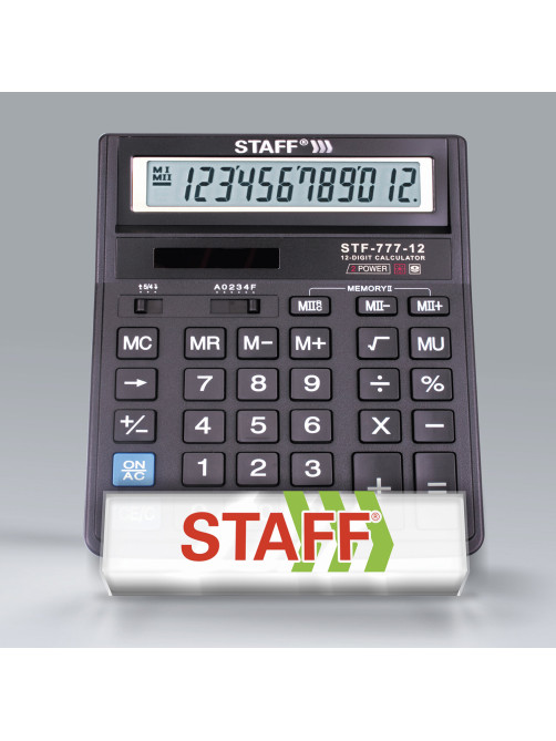 Подставка для калькуляторов STAFF рекламная 150 мм, 504882