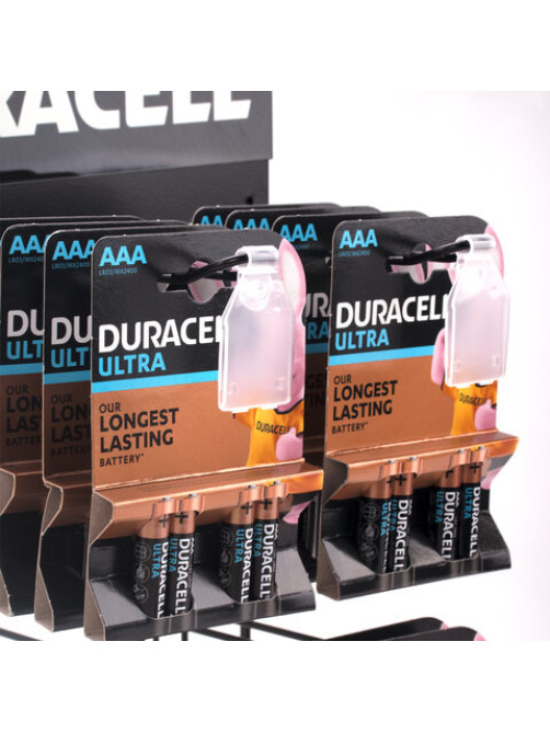 Дисплей для размещения товара настольный поворотный DURACELL, 2х2х3 крючка, 70000269