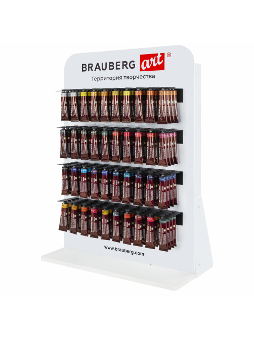 Стойка под масляные краски настольная BRAUBERG ART, акрил, 83х60х29см, 505928