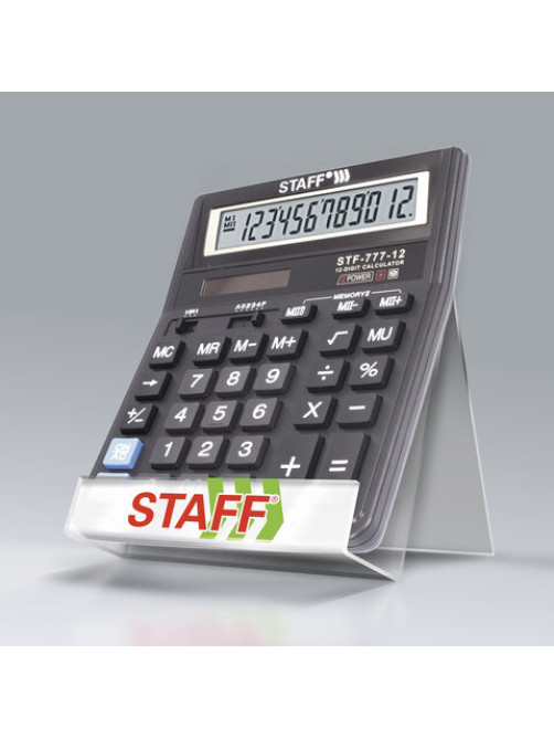 Подставка для калькуляторов STAFF рекламная 150 мм, 504882
