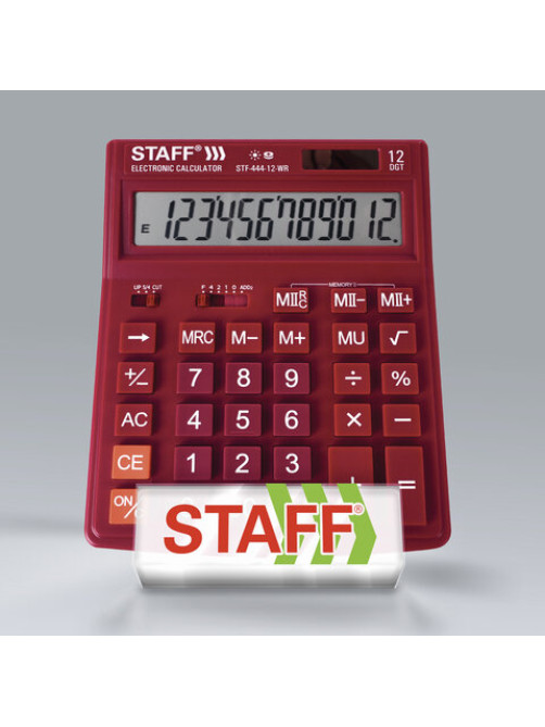 Подставка для калькуляторов STAFF рекламная 90 мм, 504881