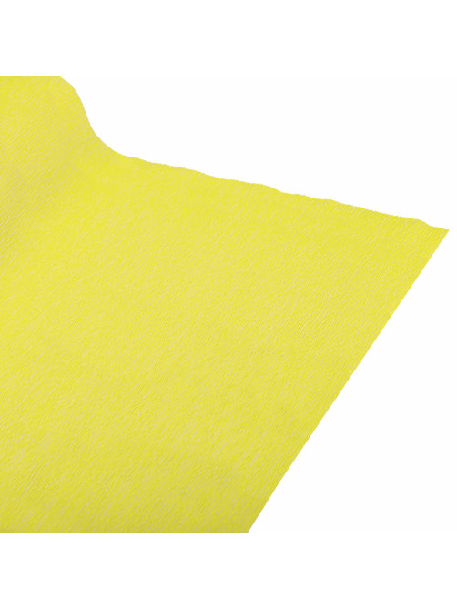 Бумага гофрированная/креповая, 32 г/м2, 50х250 см, желтая, в рулоне, BRAUBERG, 126529