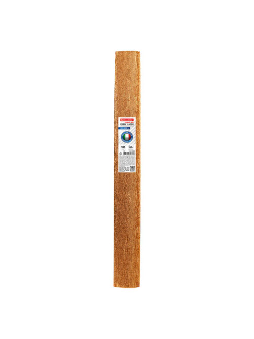 Бумага гофрированная/креповая (ИТАЛИЯ) 180 г/м2, 50х250 см, медная (808), BRAUBERG FIORE, 112656