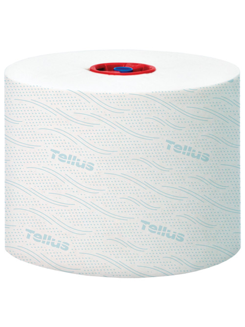Бумага туалетная 100 м, Tellus/TORK (Система Т6) ADVANCED, КОМПЛЕКТ 27 рулонов, 2-слойная, белая, 127531, 127530/127531