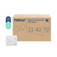 Бумага туалетная Tellus/TORK (Система Т3) UNIVERSAL, КОМПЛЕКТ 40 шт., листовая, 250 л., 11х23 см, 1-слойная, 114272