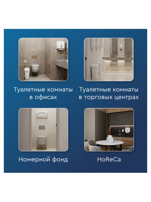 Бумага туалетная 170 метров, PROtissue (T2) PREMIUM, 2-слойная, белая, КОМПЛЕКТ 12 рулонов, С191