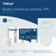 Бумага туалетная Tellus/TORK КОМФОРТ (Система ТР4), спайка 8 рулонов по 16 метров, 3-слойная, 242400