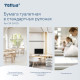Бумага туалетная Tellus/TORK КОМФОРТ (Система ТР4), спайка 8 рулонов по 16 метров, 3-слойная, 242400