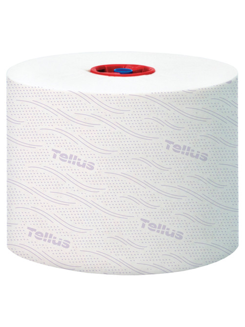 Бумага туалетная 90 м, Tellus/TORK (Система Т6) PREMIUM, КОМПЛЕКТ 27 рулонов, 2-слойная, белая, 127520/127521