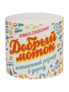 Бумага туалетная бытовая, 25 м, без втулки (супер-эконом), М-20