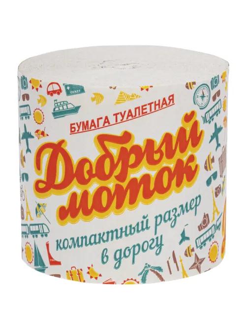 Бумага туалетная бытовая, 25 м, без втулки (супер-эконом), М-20