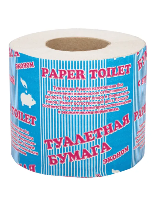 Бумага туалетная бытовая, 30 м, на втулке (эконом), М-2