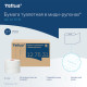 Бумага туалетная 100 м, Tellus/TORK (Система Т6) ADVANCED, КОМПЛЕКТ 27 рулонов, 2-слойная, белая, 127531, 127530/127531