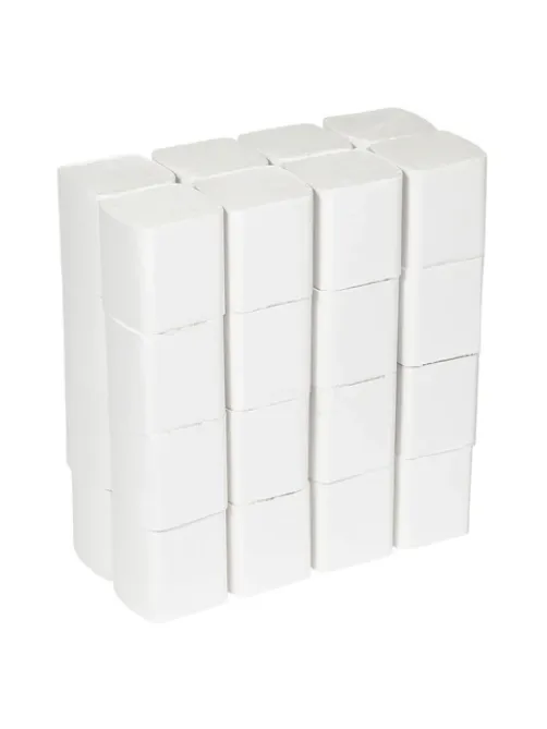 Бумага туалетная листовая KIMBERLY-CLARK Hostess КОМПЛЕКТ 32 шт., 250 листов, 18,6х11 см, 2-слойная, 8035