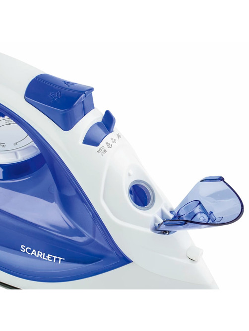 Утюг SCARLETT SC-SI30K23, 2200 Вт, керамическое покрытие, самоочистка, синий