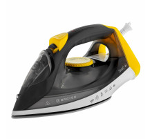 Утюг BRAYER BR4003GY, 2400 Вт, керамическое покрытие, самоочистка, антикапля, антинакипь, автоотключение, серый