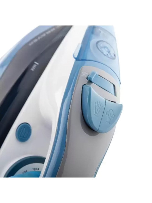 Утюг BRAYER BR4002, 2400 Вт, керамическое покрытие, самоочистка, антикапля, антинакипь, голубой