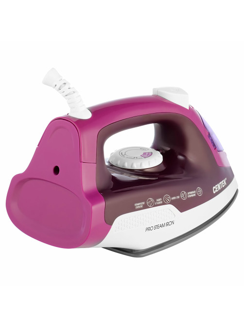 Утюг CENTEK CT-2348, 1800 Вт, антипригарное покрытие, антикапля, антинакипь, фиолетовый, CT-2348 VIOLET