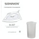 Утюг SONNEN SI-237A, 1800 Вт, антипригарное покрытие, синий/белый, 453504