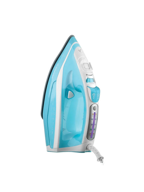 Утюг BRAYER BR4000, 2600 Вт, керамическое покрытие, самоочистка, антикапля, автоотключение, голубой