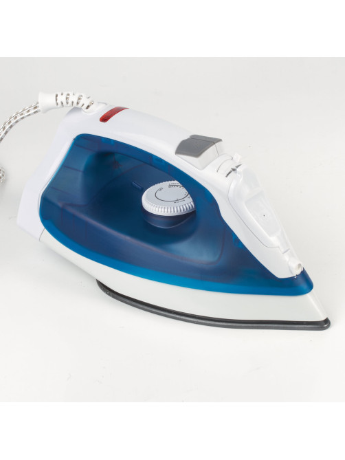 Утюг SONNEN SI-237A, 1800 Вт, антипригарное покрытие, синий/белый, 453504