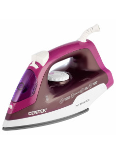 Утюг CENTEK CT-2348, 1800 Вт, антипригарное покрытие, антикапля, антинакипь, фиолетовый, CT-2348 VIOLET