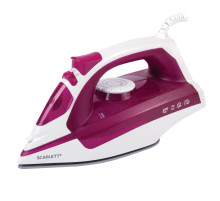 Утюг SCARLETT SC-SI30K25, 2200 Вт, керамическое покрытие, антинакипь, самоочистка, розовый