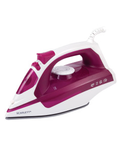 Утюг SCARLETT SC-SI30K25, 2200 Вт, керамическое покрытие, антинакипь, самоочистка, розовый
