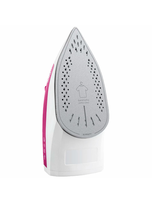 Утюг SCARLETT SC-SI30K25, 2200 Вт, керамическое покрытие, антинакипь, самоочистка, розовый