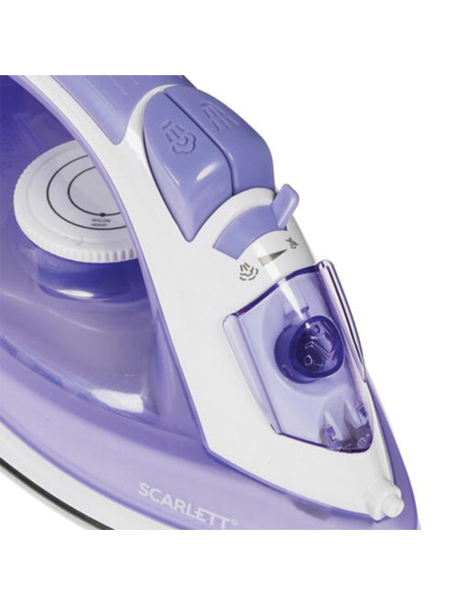 Утюг SCARLETT SC-SI30K44, 2000 Вт, керамическое покрытие, антинакипь, самоочистка, лиловый