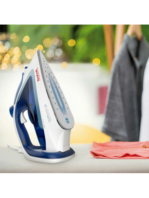 Утюг TEFAL Easygliss 2 FV5736E0, 2500 Вт, керамическое покрытие, самоочистка, антикапля, синий, 1830008076