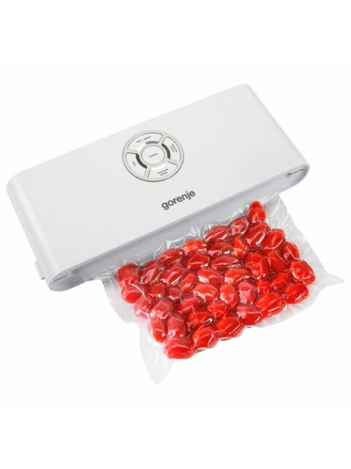 Вакууматор/вакуумный упаковщик GORENJE VS120W, 120 Вт, 2 режима, ширина пакета до 30 см, белый