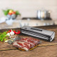 Вакууматор/вакуумный упаковщик KITFORT КТ-1510, 130 Вт, 2 режима, ширина пакета до 29 см, серебристый