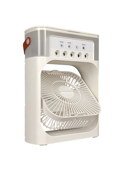 Вентилятор 2 в 1 настольный CENTEK CT-5085, увлажнение, USB-питание, 3 режима, таймер, 10 Вт, белый