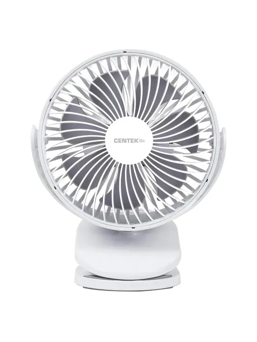 Вентилятор настольный CENTEK CT-5045, 4 режима, d=15 см, 5 Вт, белый
