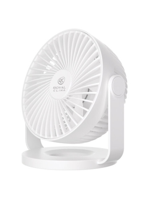 Вентилятор настольный ROYAL CLIMA RSF-0401M-WT, 4 режима, d=10 см, 5 Вт, белый, НС-1691753